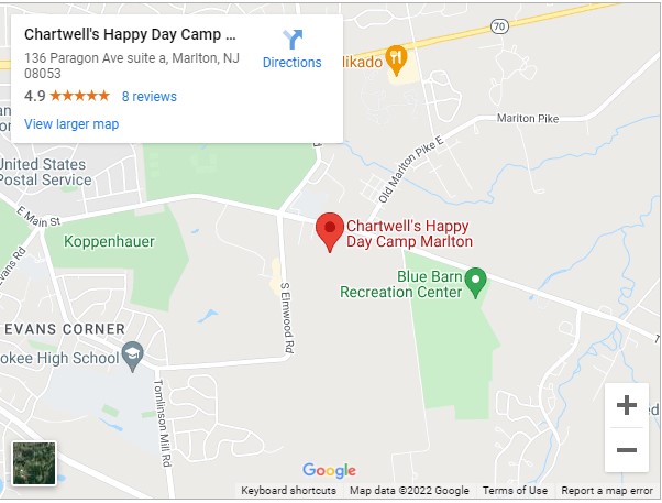 Chartwell Happy Day Camp Google Map Image